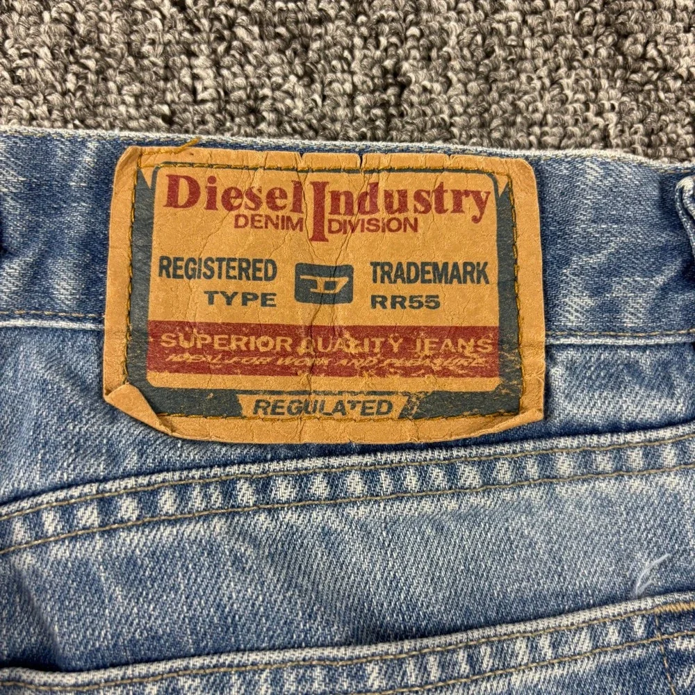 Y2K Vintage Diesel Kulter Made in Italy Jeans Light Wash Straight Denim 36x32